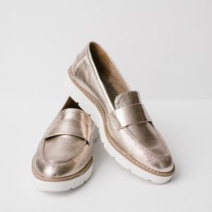Target Gold Loafers